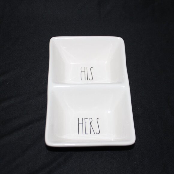 Rae Dunn His and Hers Dish Artisan Collection by Magenta - Picture 4 of 11
